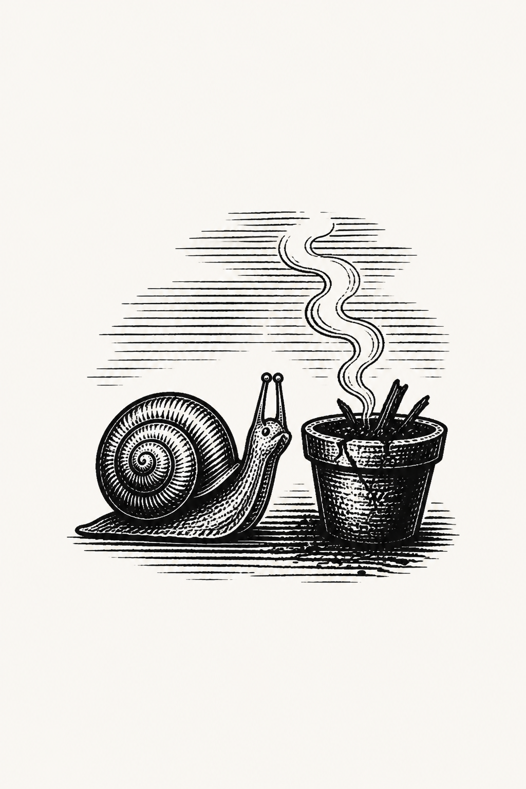 Illustration for part 3 of "The Fated Snail"