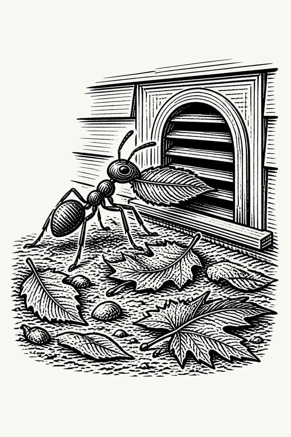 Illustration for part 4 of "The Clever Ant"