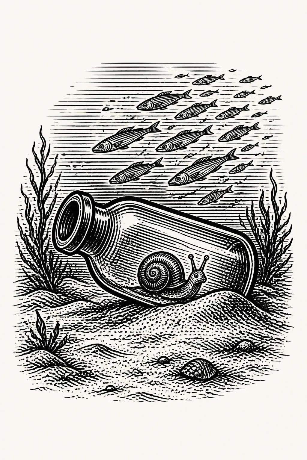 Illustration for part 7 of "The Fated Snail"