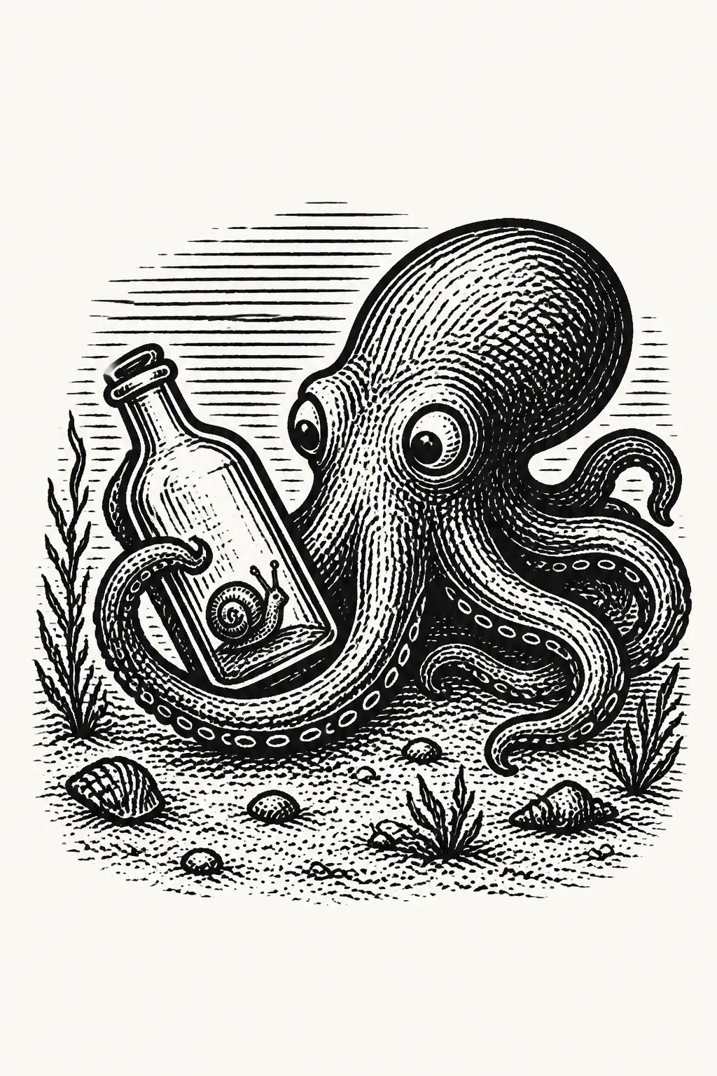 Illustration for part 8 of "The Fated Snail"