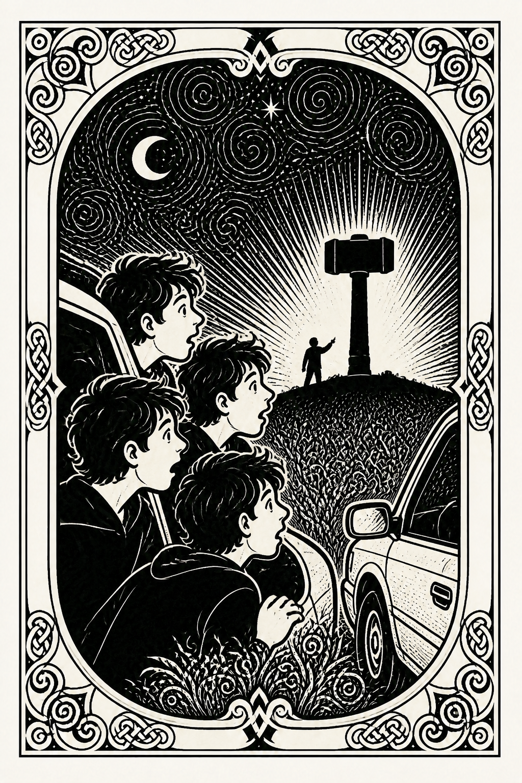 Illustration for part 4 of "Drive me to that one Diner that makes fries the perfect amount of crisp"