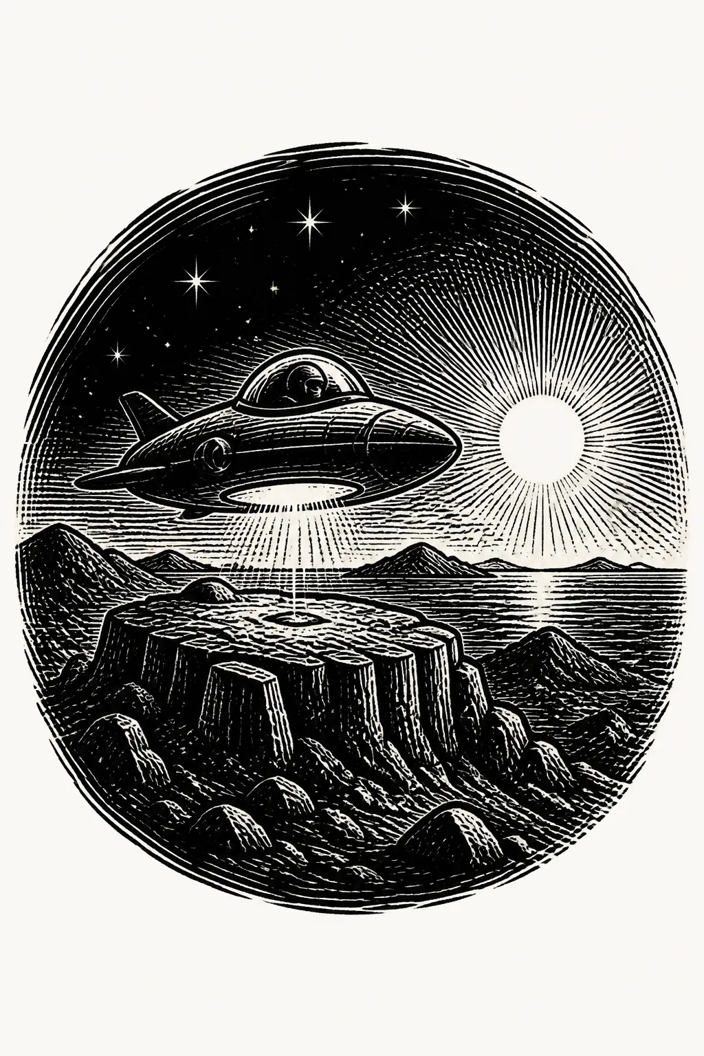 Illustration for part 2 of "The Space Rider"