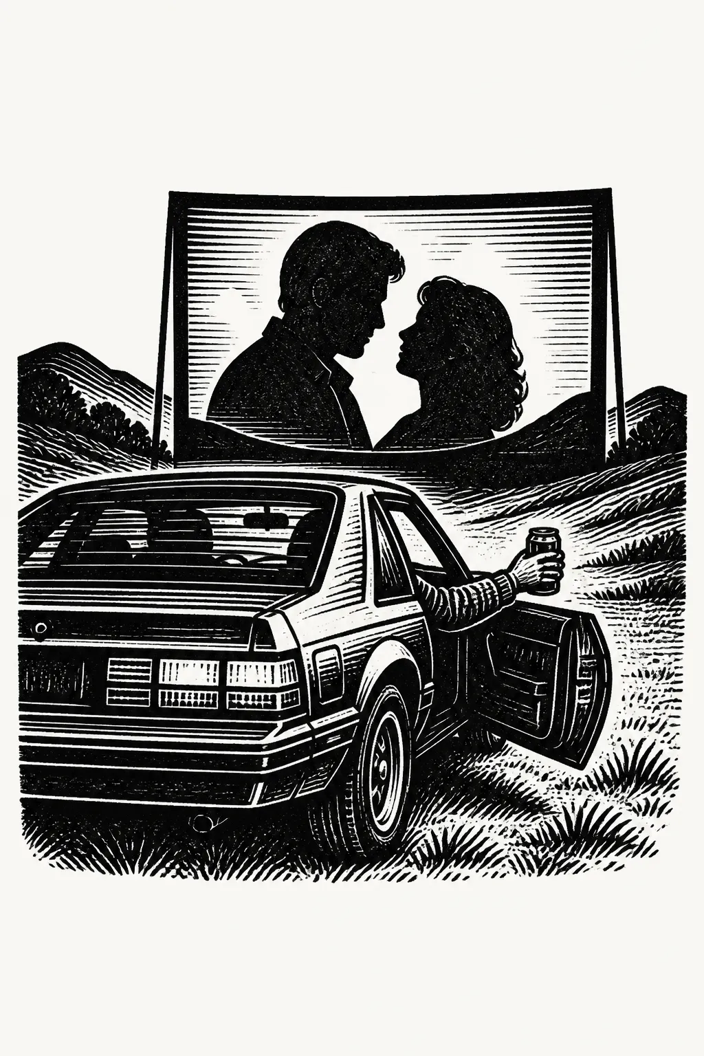 Cover illustration for "Drive me to that one Diner that makes fries the perfect amount of crisp"