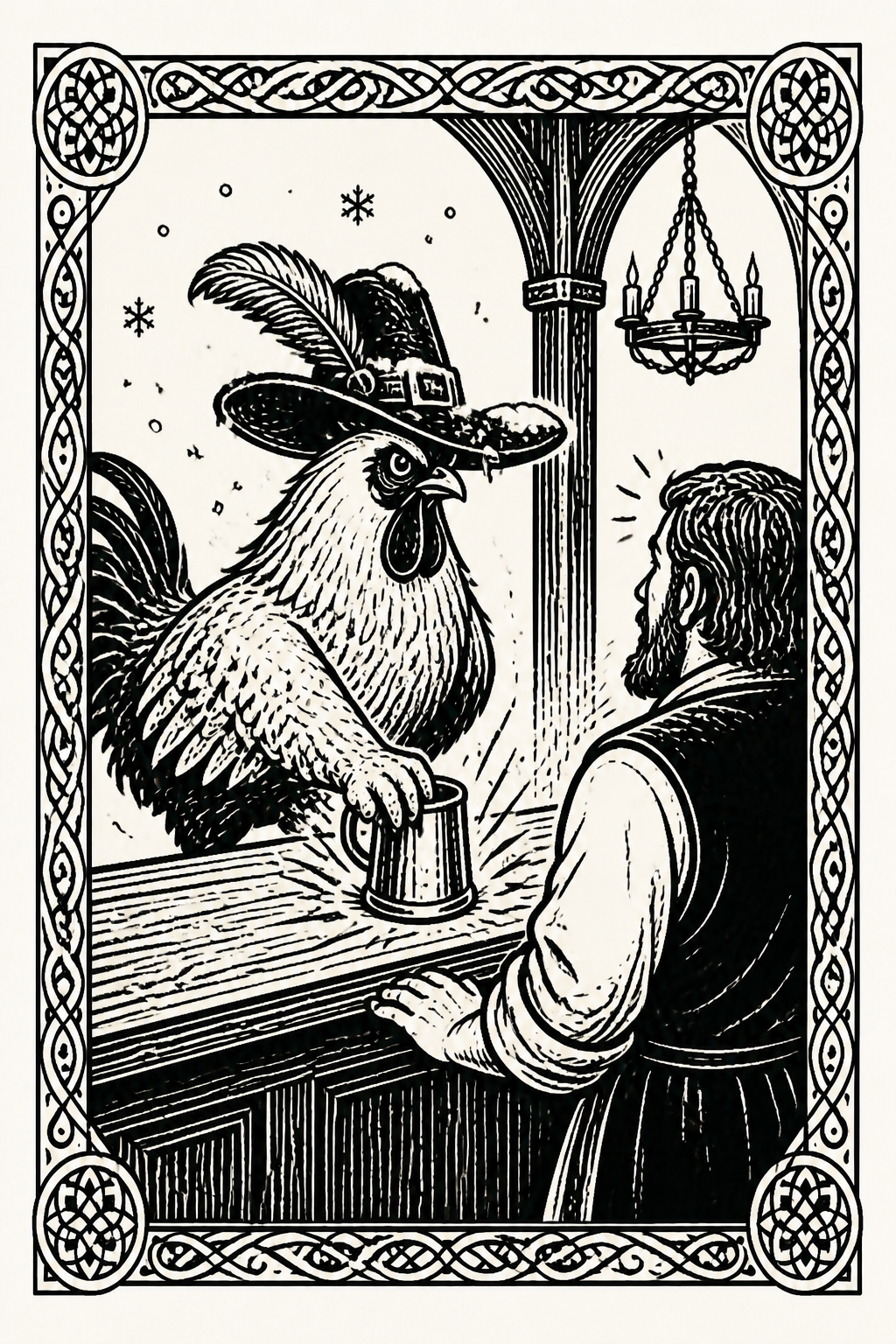 Illustration for part 2 of "The chicken"